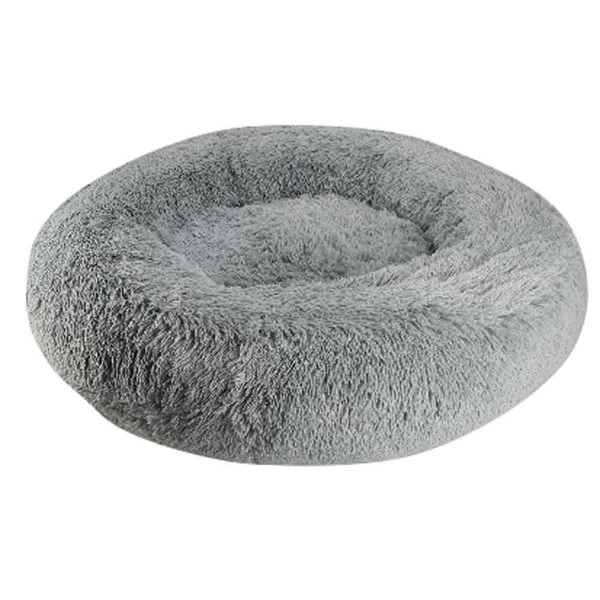Arlee Warmly - Memory Foam Shaggy Donut Bed - Charcoal Grey - 28x28x9 1 Arlee Warmly - Memory Foam Shaggy Donut Bed - Charcoal Grey - 28x28x9