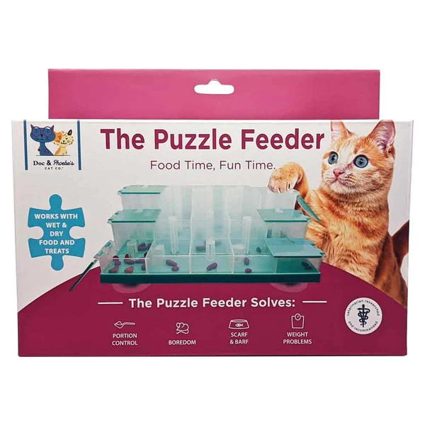 Doc & Phoebe Puzzle Cat Feeder 2 Doc & Phoebe Puzzle Cat Feeder - Image 2