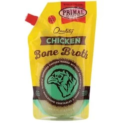 Primal Frozen Chicken Bone Broth Pouch - 20oz