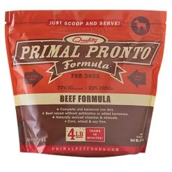 Primal Frozen Pronto Canine Beef Formula - 4lb