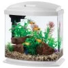 Aqueon Mini Bow LED Smartclean - White - 2.5 Gal