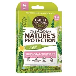 Earth Animal Cat Nature's Protection Spot-On Flea & Tick