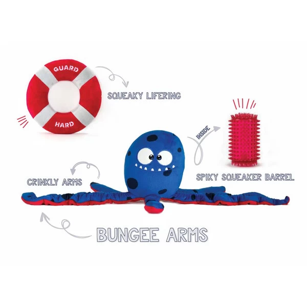 Bulltug - Tugtopus The Lifeguard 2 Pc. Toy 2 Bulltug - Tugtopus The Lifeguard 2 Pc. Toy - Image 2