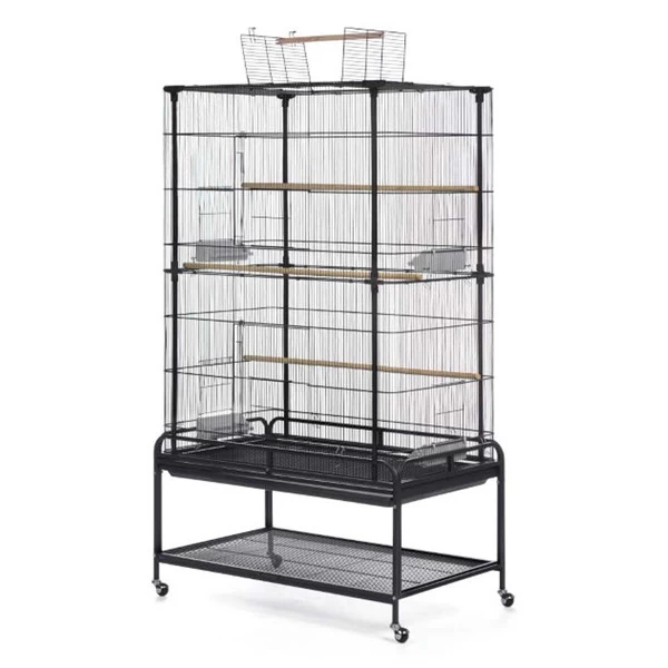 Playtop Flight Cage W/ Stand - Black - 37 In X 23 In X 63 In 1 Playtop Flight Cage W/ Stand - Black - 37 In X 23 In X 63 In