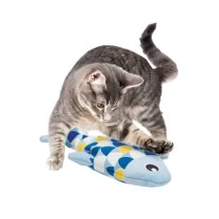 Catit Groovy Fish Cat Toy - Blue -Animal Supplies Store 292308 3