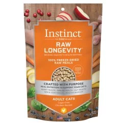 NV Instinct Longevity Cat Food - 100% FD Raw Adult - Chicken - 9.5 Oz
