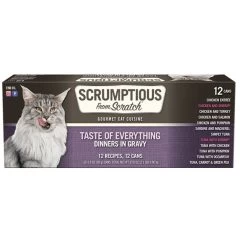 Scrumptious Cat Wet Food - Taste Of Everything Variety Pack - 12pk Of 2.8 Oz