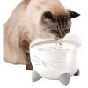 Catit Pixi Cat Fountain - White W/ Stainless Steel Top - 2.5L