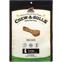 Redbarn - Chew-A-Bulls Brush LG 6pk.