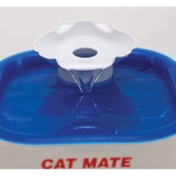 Cat Mate Shell Pet Fountain - Blue & White - 100 Fl Oz -Animal Supplies Store 292913 3