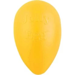 Jolly Pets Dog Toy - Egg - Yellow - 12 In.
