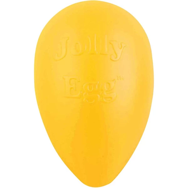 Jolly Pets Dog Toy - Egg - Yellow - 12 In. 1 Jolly Pets Dog Toy - Egg - Yellow - 12 In.