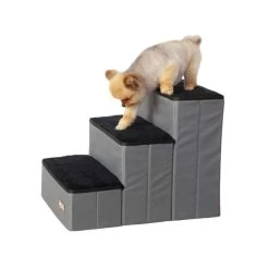K&H Pet Steps W Storage - 4 Steps - Gray