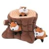 Zippy Paws Dog Toy - Zippy Burrow - Fox Stump