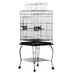 Economy Play Top Bird Cage - 20 In X 20 In X 58 In - Black
