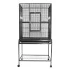 Flight Bird Cage W/ Stand - 31 In X 20 In X 62 In - Black
