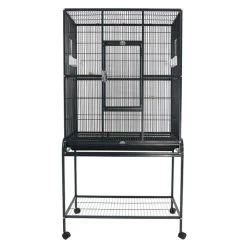 Flight Bird Cage W/ Stand - 31 In X 20 In X 62 In - Green
