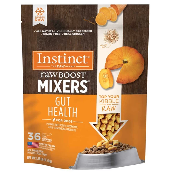 NV INSTINCT DOG FOOD MIXERS - FD RAW BOOST - GUT HEALTH - 12.5 OZ 1 NV INSTINCT DOG FOOD MIXERS - FD RAW BOOST - GUT HEALTH - 12.5 OZ