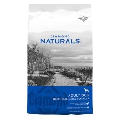 Diamond Naturals Dog Food - Beef & Rice - 40 Lb