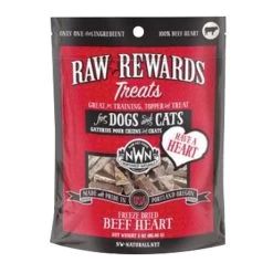 Northwest Naturals Raw Rewards Freeze Dried Beef Heart Treat 3oz.