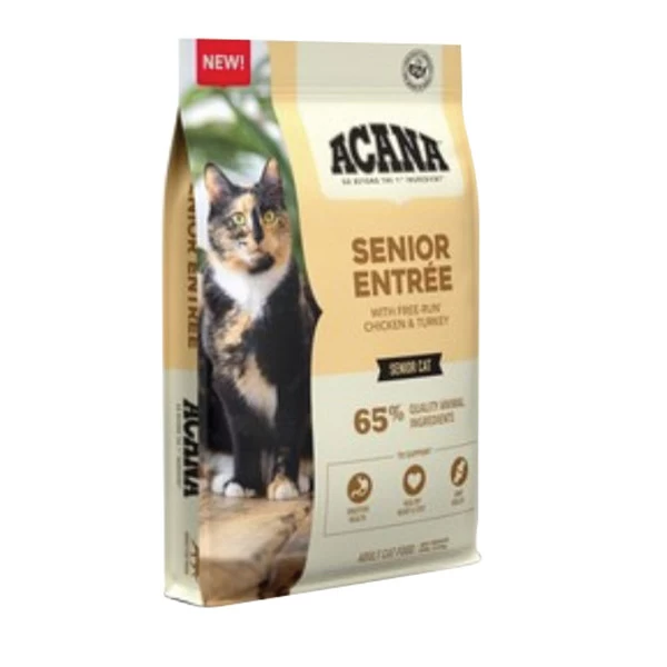 Acana Cat Food - Senior Entree - Chicken/Turkey - 10 Lb 1 Acana Cat Food - Senior Entree - Chicken/Turkey - 10 Lb