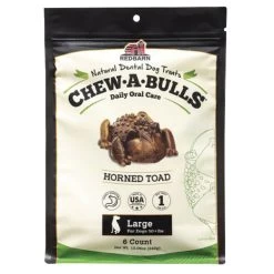 Redbarn - Chew-A-Bulls Horned Toad Large 6pk.