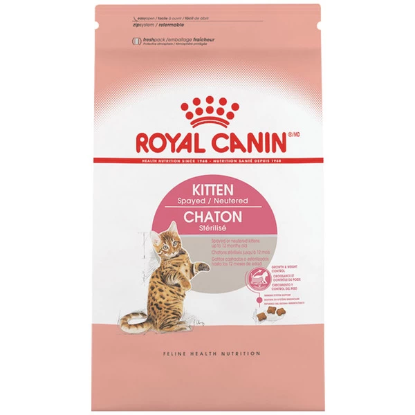 Royal Canin Cat Food - Kitten - Spayed/Neutered - 2.5 Lb 1 Royal Canin Cat Food - Kitten - Spayed/Neutered - 2.5 Lb