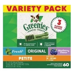 Greenies - Petite 3 Flavor Variety Pack 36oz.