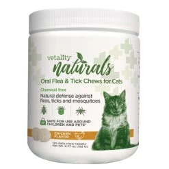 Vetality Naturals - Cat Flea & Tick Chews - 120ct