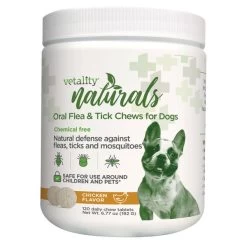 Vetality Naturals - Dog Flea & Tick Chews - 120ct
