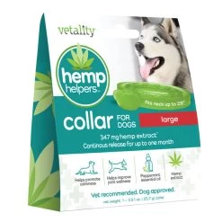 Vetality Hemp Helpers - Dog Collar - Lg