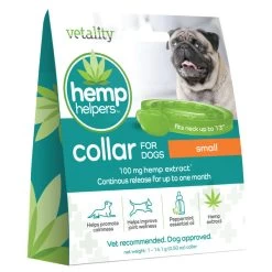 Vetality Hemp Helpers - Dog Collar - Sm